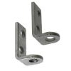 4 équerres taraudées Acier L. 35 x l. 16 x P. 22 mm