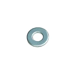 10 rondelles plates moyennes Diall acier zingué Ø8 mm