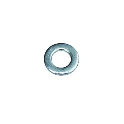 10 rondelles plates étroites Diall acier zingué Ø7 mm