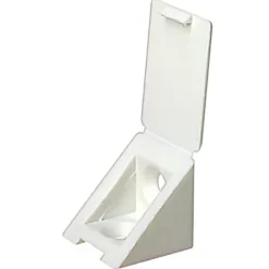 12 tak'ecker plastique blanc 25 x 25 mm