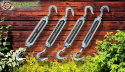 50 tendeur de câble pour clôture de protection , clôture forestière, tendeur Aquagart