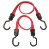 2 tendeurs plat L. 60 cm Diall rouge et noir