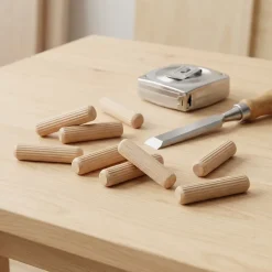 45 tourillons striés Bois ø6 mm Diall