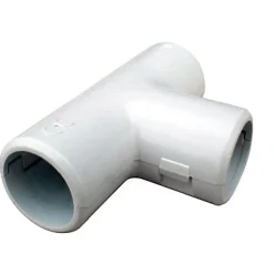 2 tés de raccordement Diall gris ø20 mm