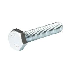 100 vis à métaux tête hexagonale zingué 8 x 50 mm