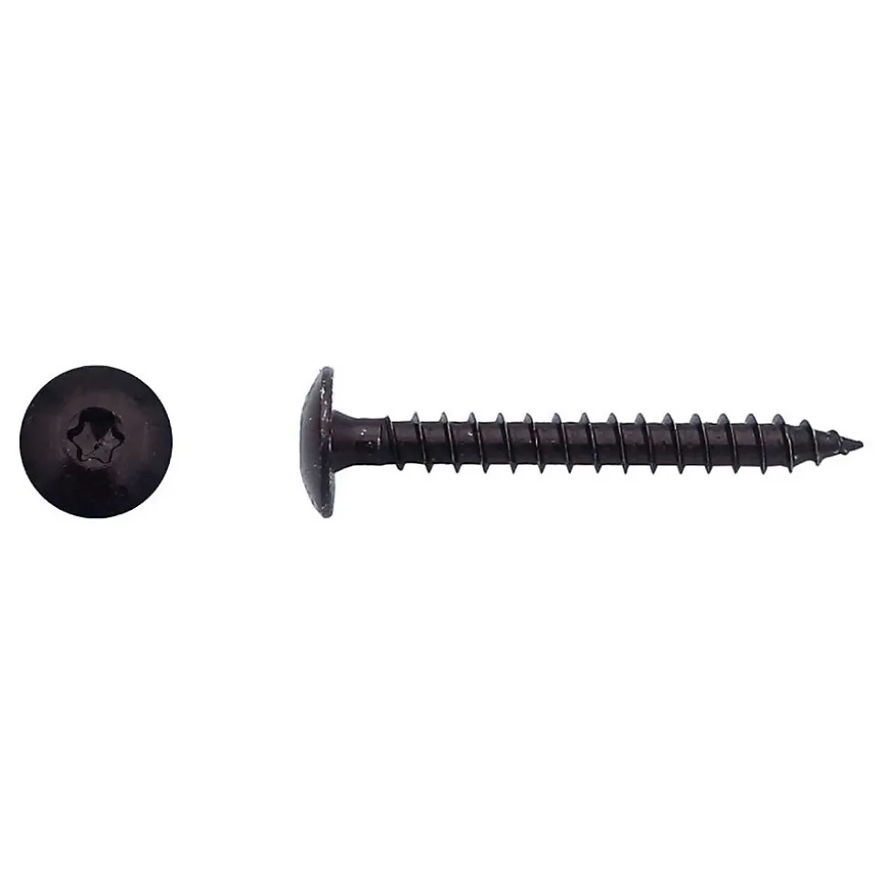 200 Vis Bois pour Penture Torx 7 x 30 mm - Zingué Noir - D-Work