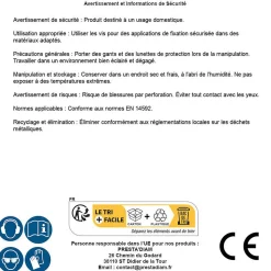 100 Vis Bois pour Penture Torx 6 x 60 mm - Zingué Bichro - D-Work