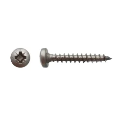 200 Vis Bois Tête Cylindrique Pozidriv 3.5 x 20 mm - Inox A2 - D-Work