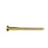 200 Vis Bois Tête Fraisée Fendue 3.5 x 12 mm - Laiton - D-Work