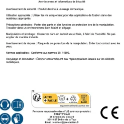 200 Vis Bois Tête Fraisée Pozidriv F/Partiel 5 x 45 mm - Inox A2 - D-Work