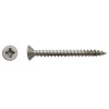 200 Vis Bois Tête Fraisée Pozidriv 4.5 x 30 mm - Inox A2 - D-Work