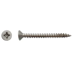 200 Vis Bois Tête Fraisée Pozidriv 4.5 x 30 mm - Inox A2 - D-Work