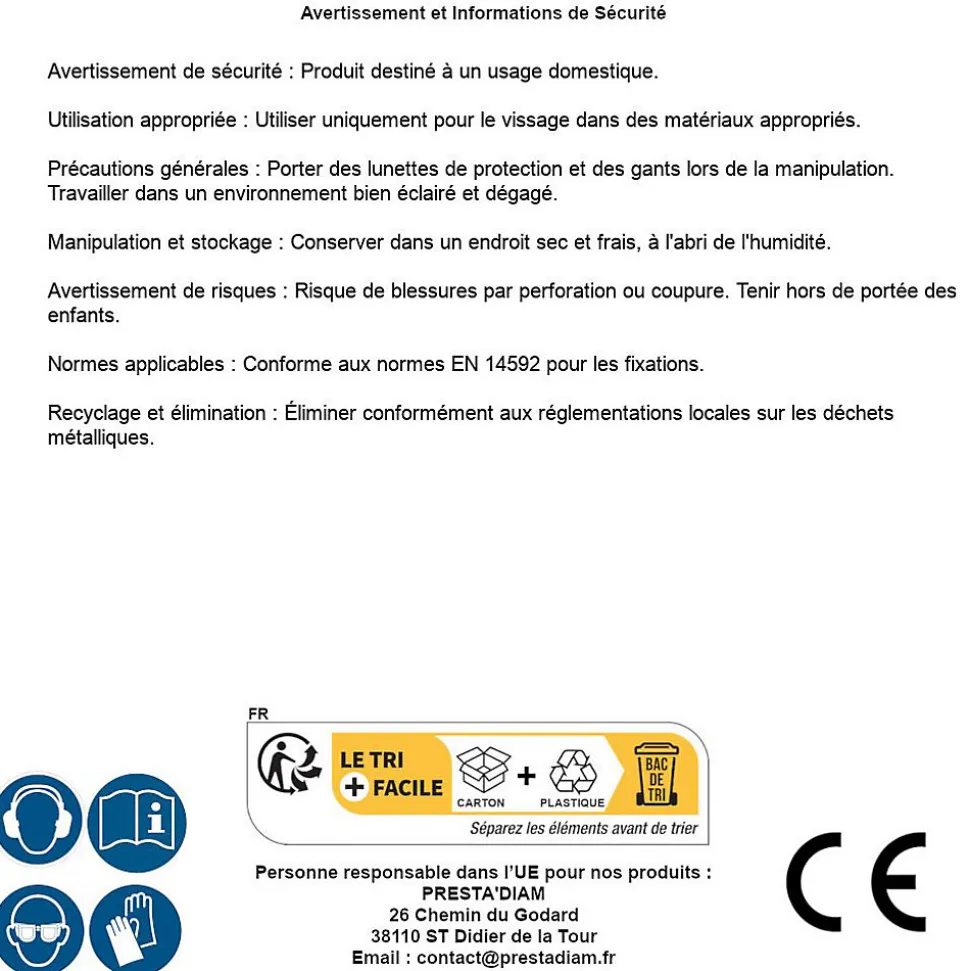 100 Vis Bois Tête Fraisée Pozidriv 6 x 70 mm - Inox A4 - D-Work