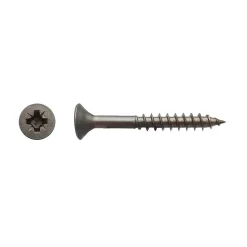 200 Vis Bois Tête Fraisée Pozidriv F/Partiel 5 x 30 mm - Inox A2 - D-Work
