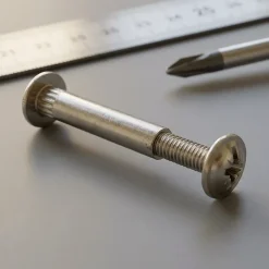 20 vis de liaison acier nickelé Diall Ø5 mm x L.27 mm
