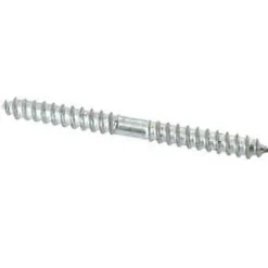 5 vis double filet bois acier zingué Diall Ø5 x L.60 mm