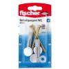 2 vis laiton de fixation pour wc Fischer W/CH 6X70mm