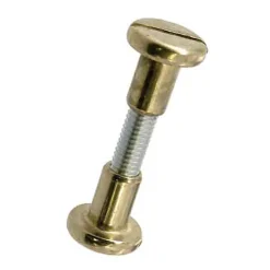 2 vis liaison laiton Diall M6 Ø8 mm x L.14 mm x Ep.36/44 mm