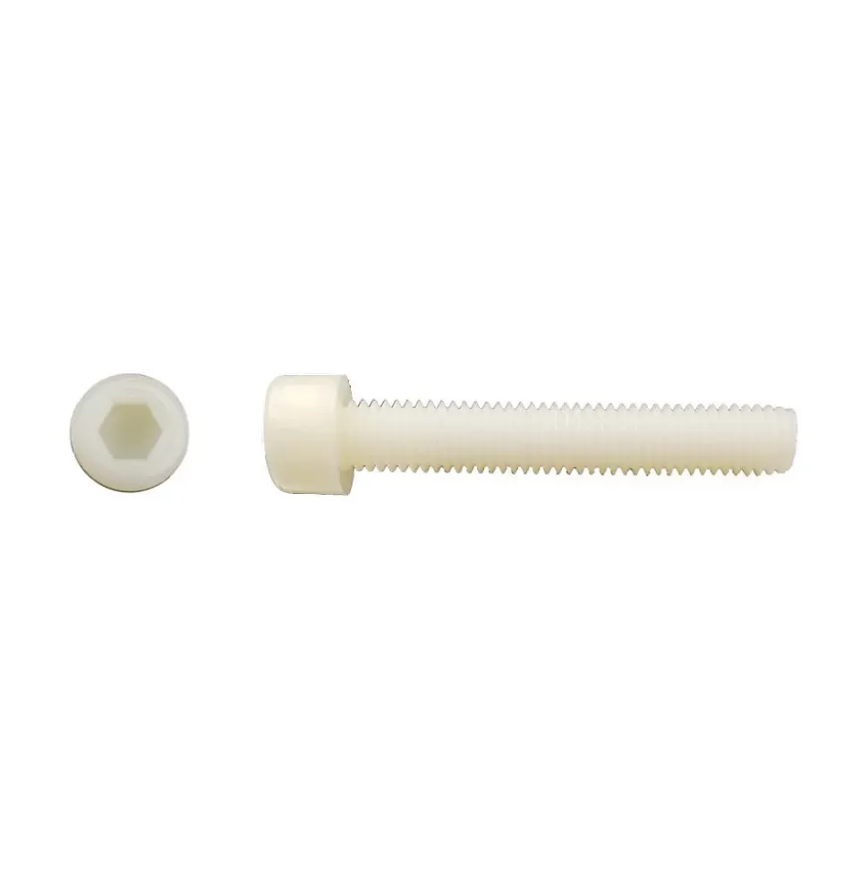 200 Vis Métaux Tête Cylindrique 6 Pans Creux CHC 8 x 20 mm - DIN 912 - Polyamide - D-Work