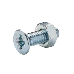 20 vis métaux tête fraisée acier zingué 6 x 20 mm