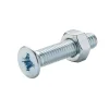 20 vis métaux tête fraisée acier zingué 6 x 30 mm
