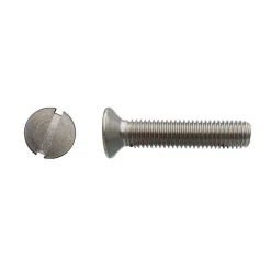 200 Vis Métaux Tête Fraisée Fendue 5 x 70 mm - DIN 963 - Inox A2 - D-Work