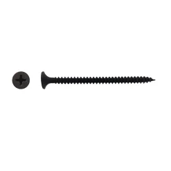 1000 Vis Plaque de Plâtre Trompette Phillips D. 3.5 x 25 mm - Phosphaté noir - D-Work