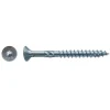 100 Vis pour Construction Bois Tête Fraisante Torx T30 6 x 150 mm - Zingué blanc - D-Work