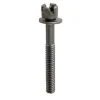 4 vis rappel et rondelles acier Diall ø7 x l.50mm