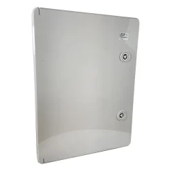 Abs403017 Ide Coffret Abs étanche Ip54 400x300x170 Porte Opaque - Avec Plaque De Montage