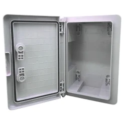 Abs302013 Ide Coffret Abs étanche Ip65 300x200x130 Porte Opaque - Avec Plaque De Montage