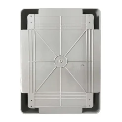 Abs352515 Ide Coffret Abs étanche Ip65 350x250x150 Porte Opaque - Avec Plaque De Montage