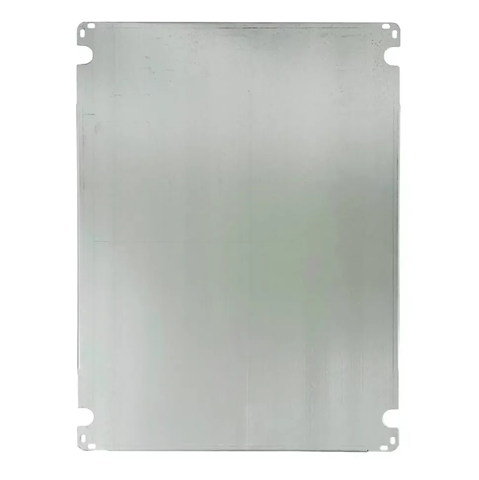 Abs504024 Ide Coffret Abs étanche Ip54 500x400x240 Porte Opaque - Avec Plaque De Montage