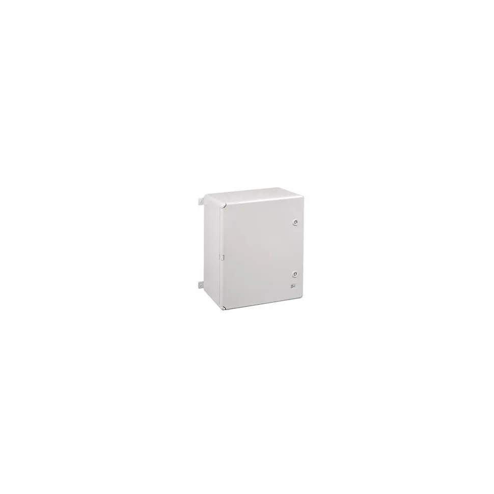 Abs504024 Ide Coffret Abs étanche Ip54 500x400x240 Porte Opaque - Avec Plaque De Montage