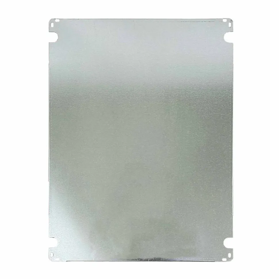 Abs504018 Ide Coffret Abs étanche Ip54 500x400x180 Porte Opaque - Avec Plaque De Montage