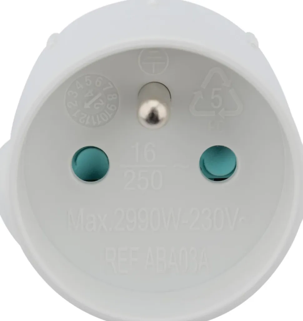 Adaptateur France - Royaume Uni Blanc - Zenitech