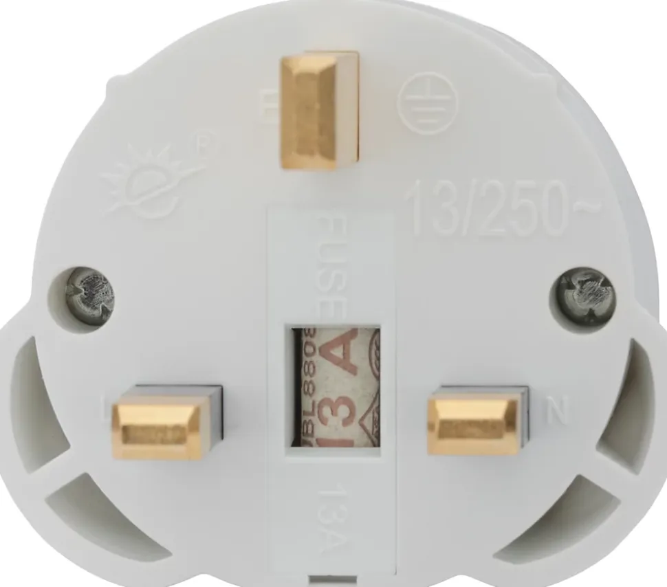 Adaptateur France - Royaume Uni Blanc - Zenitech