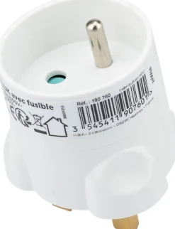 Adaptateur France - Royaume Uni Blanc - Zenitech
