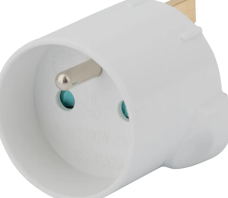 Adaptateur France - Royaume Uni Blanc - Zenitech