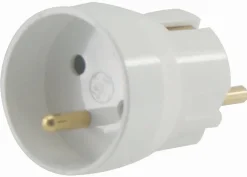 Adaptateur prise voyage France Allemagne - Schuko - Lebenoid