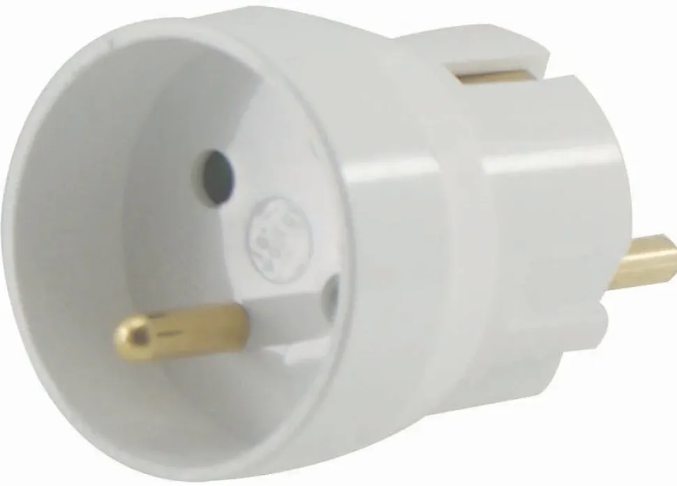 Adaptateur prise voyage France Allemagne - Schuko - Lebenoid
