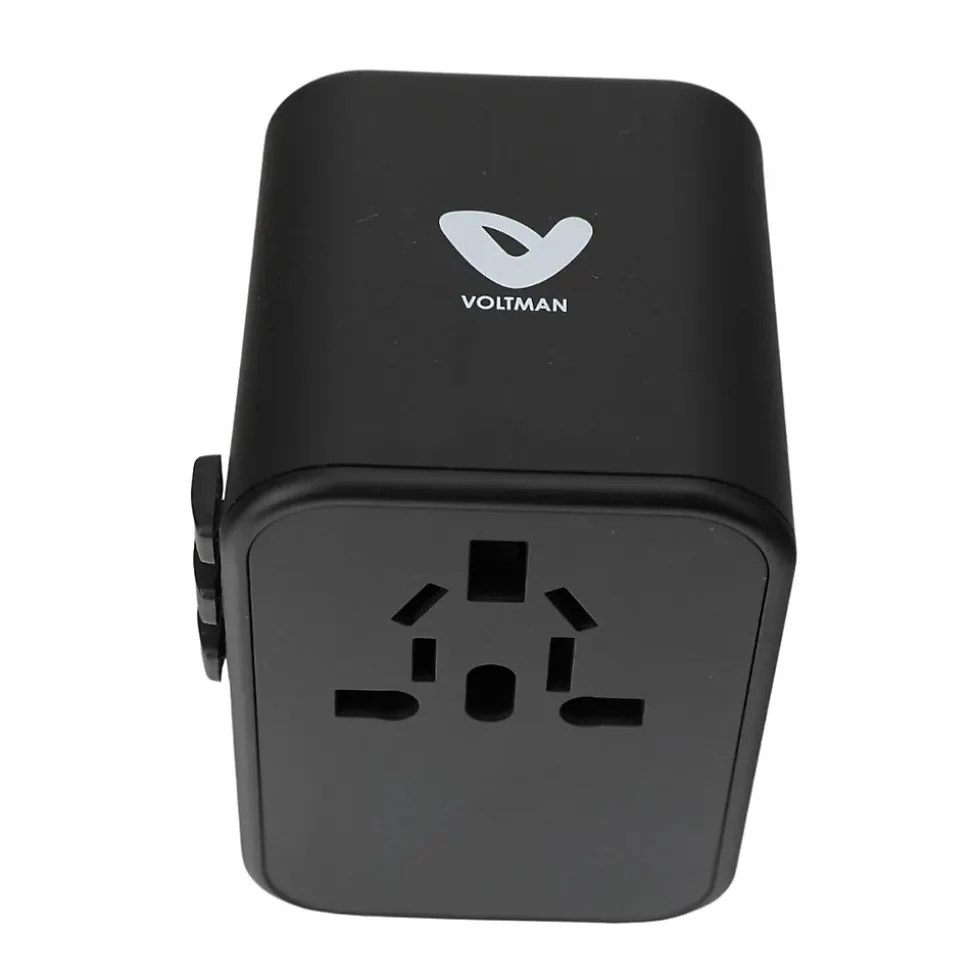 Adaptateur prise voyage universel - 5 ports USB - Voltman