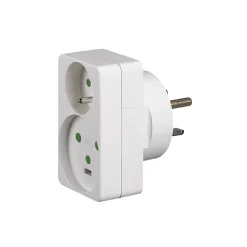 Adaptateur 2P+T fiche 16A + fiche 20A vers socle 32A Legrand