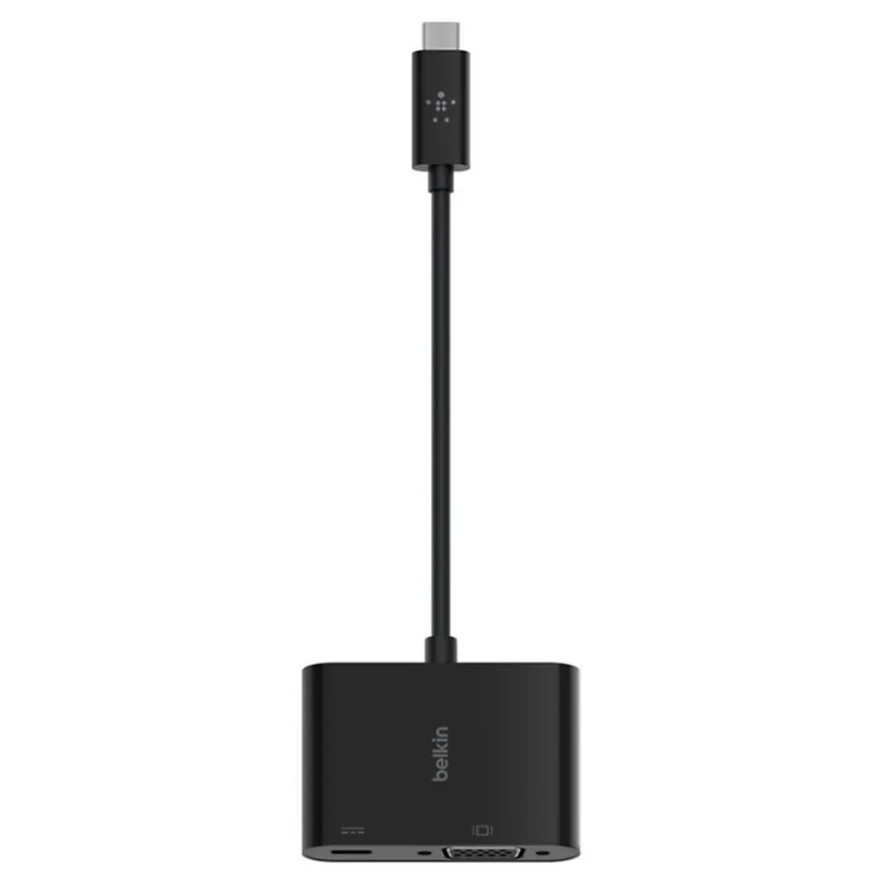 Adaptateur USBC vers VGA 60W PD Belkin noir