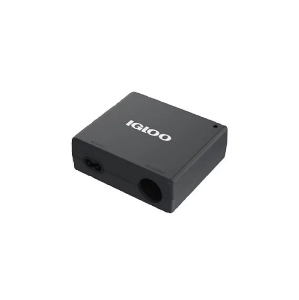 Adaptateur 230V vers 12V IGLOO avec câble détachable 230V noir compact