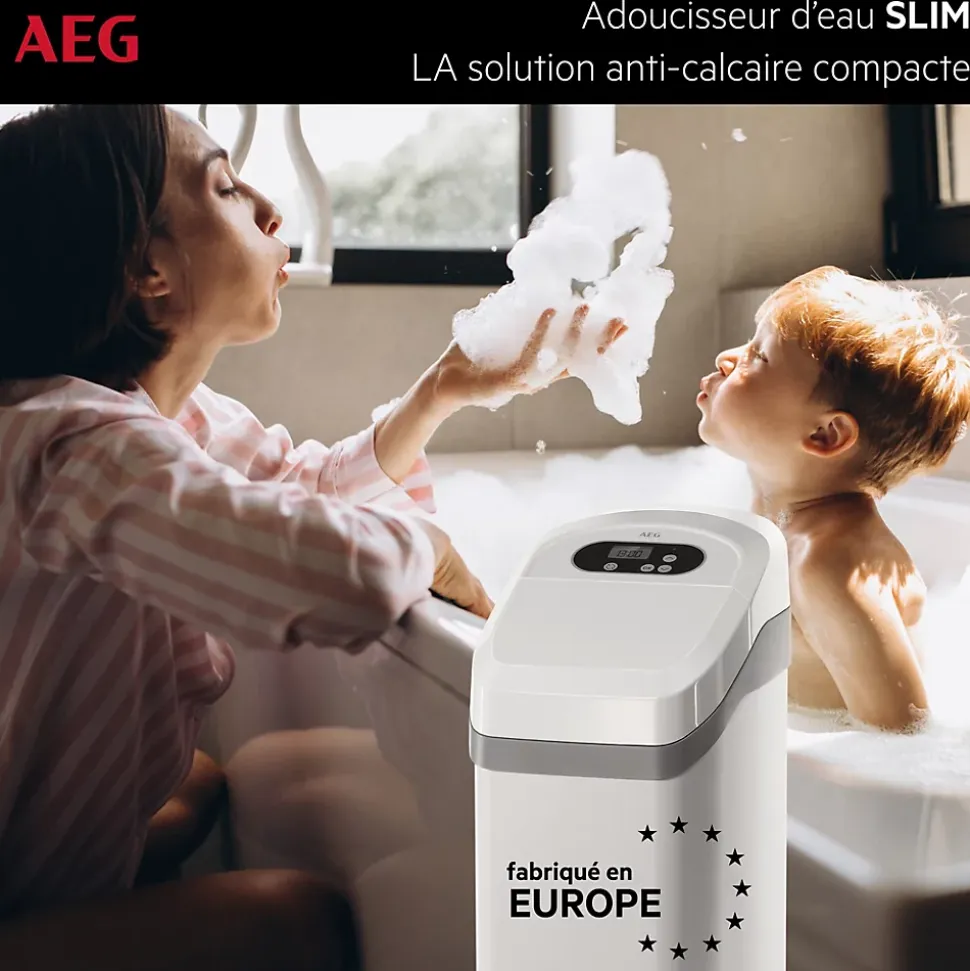 Adoucisseur AEG Slim 14L pour 4 personnes