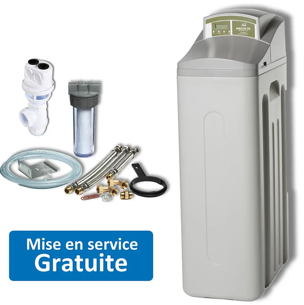 Adoucisseur Apic Pericles 22L 4 personnes (mise en service incluse)