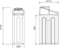 Adoucisseur Apic Pericles 34L 8 personnes (mise en service incluse)