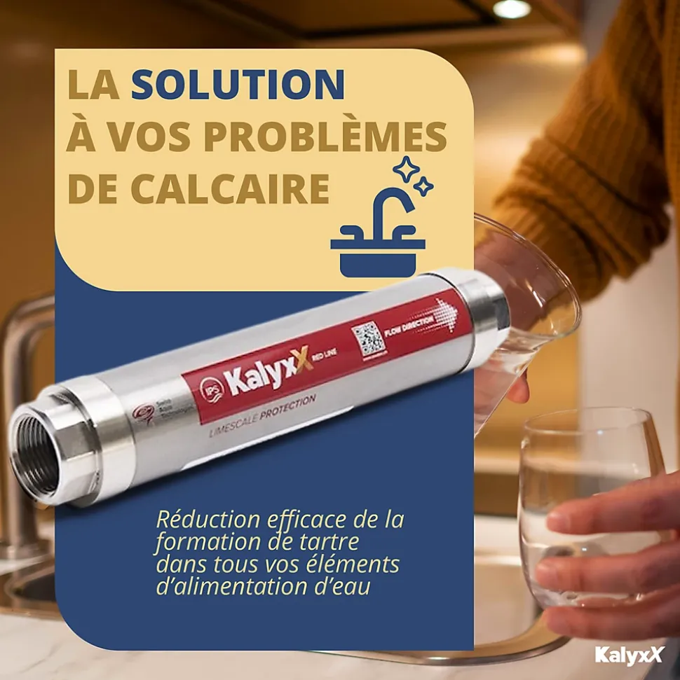 Adoucisseur d'eau Anticalcaire innovant IPS Kalyxx RedLine G1 " femelle (IPSKXRG1)