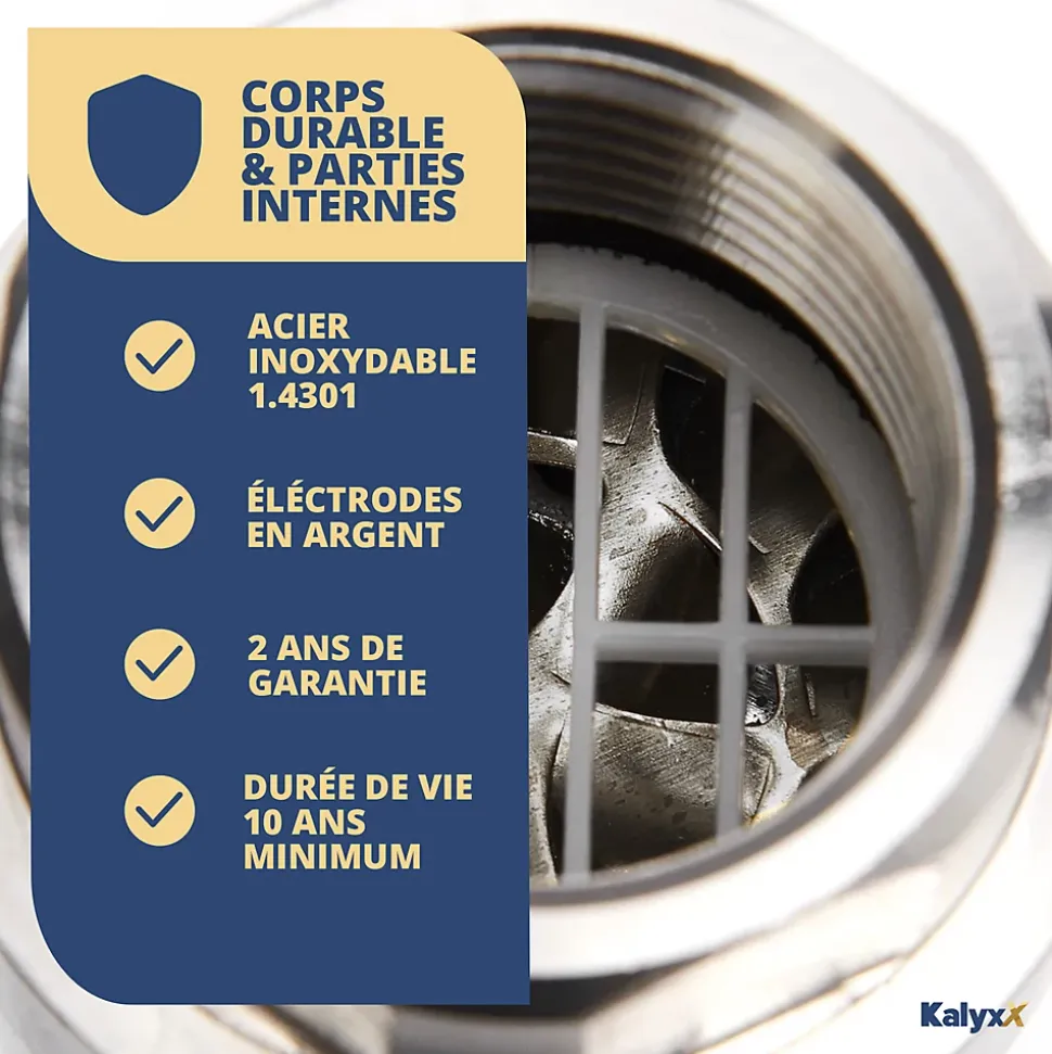 Adoucisseur d'eau Anticalcaire Antibacterien innovant IPS Kalyxx Active G1/2 " femelle (IPSKXAG12)